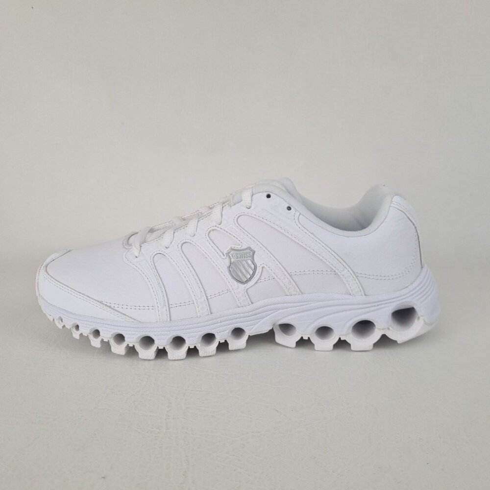 K-Swiss Tubes Low Men Shoes Sneakers Running Leather White
